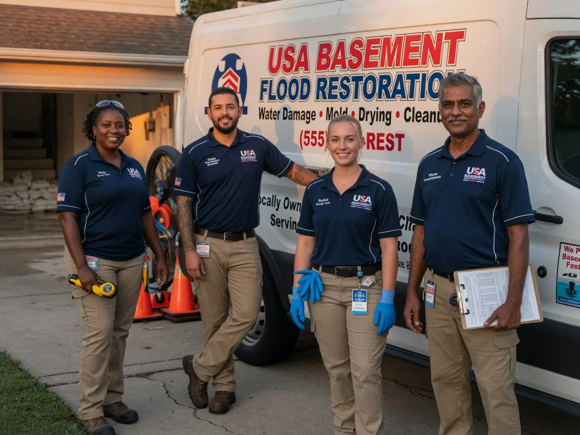 Basement Flood Cleanup company in Washingtonville, OH